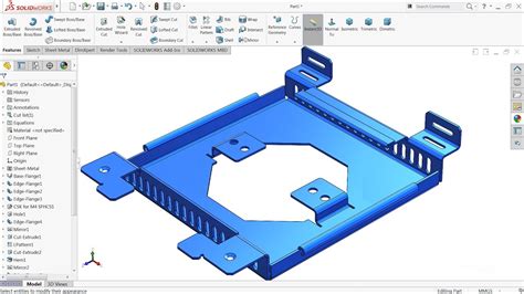 make sheet metal part solidworks|solidworks sheet metal pdf.